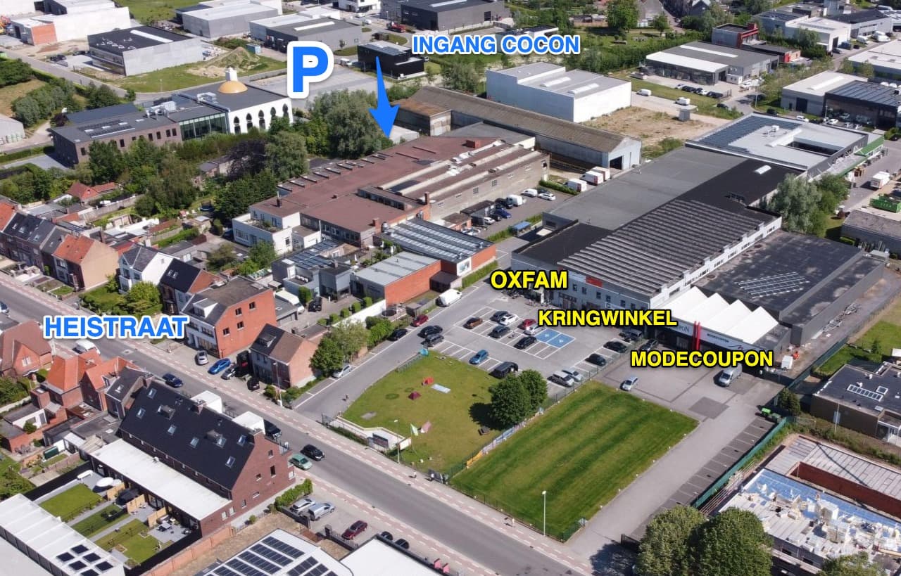 Luchtfoto Cocon Sint-Niklaas